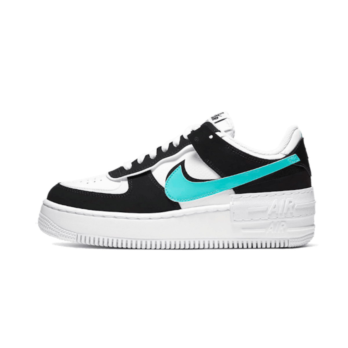 Nike Air Force 1 Low Shadow White Black Aurora (Women's)