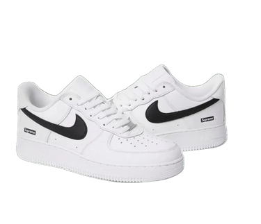 Nike Air Force 1 Low Supreme White Black Next Step