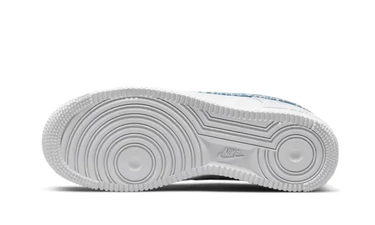 Nike Air Force 1 Low '07 Essential White Worn Blue Paisley