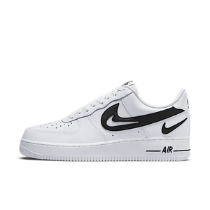 Nike Air Force 1 Low '07 FM Cut Out Swoosh White Black