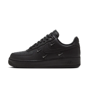 Nike Air Force 1 Low '07 LX Black Silver Mini Swoosh