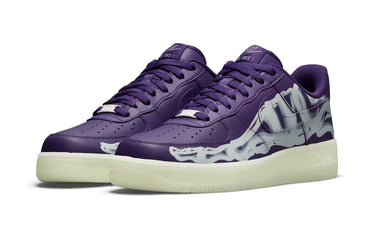 Nike Air Force 1 Low '07 QS Purple Skeleton Halloween (2021)