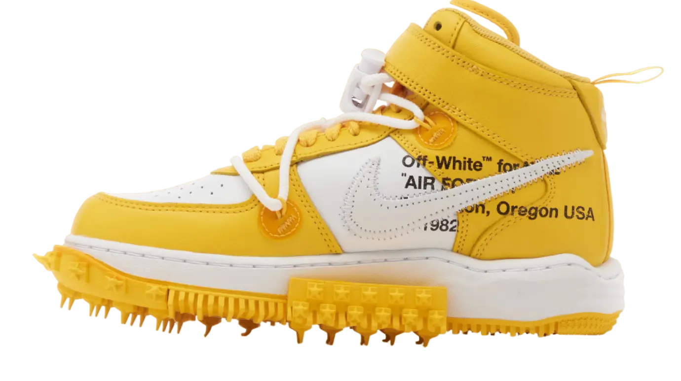 Nike Air Force 1 Mid Off-White Varsity Maize Next Step