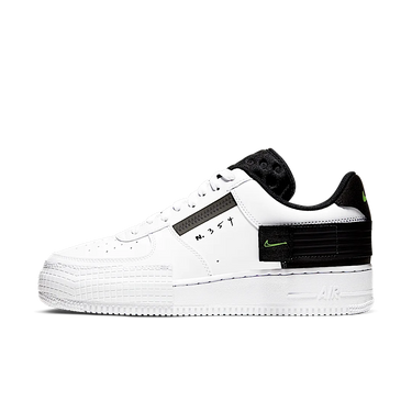 Nike Air Force 1 Type White Black Volt - AT7859-101 - View 1 | Next Step