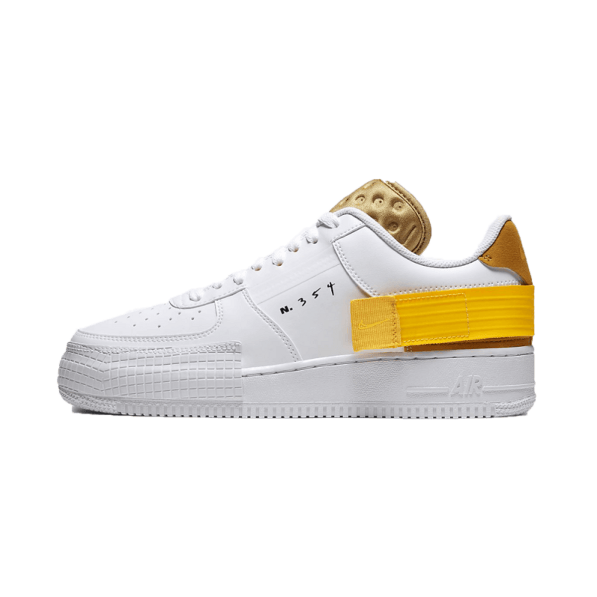 Nike Air Force 1 Type White Gold