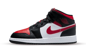 Nike Air Jordan 1 Mid Alternate Bred Toe