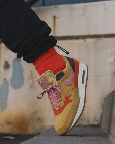 Nike Air Max 1 Crepe Wheat Gold Rust Pink Next Step
