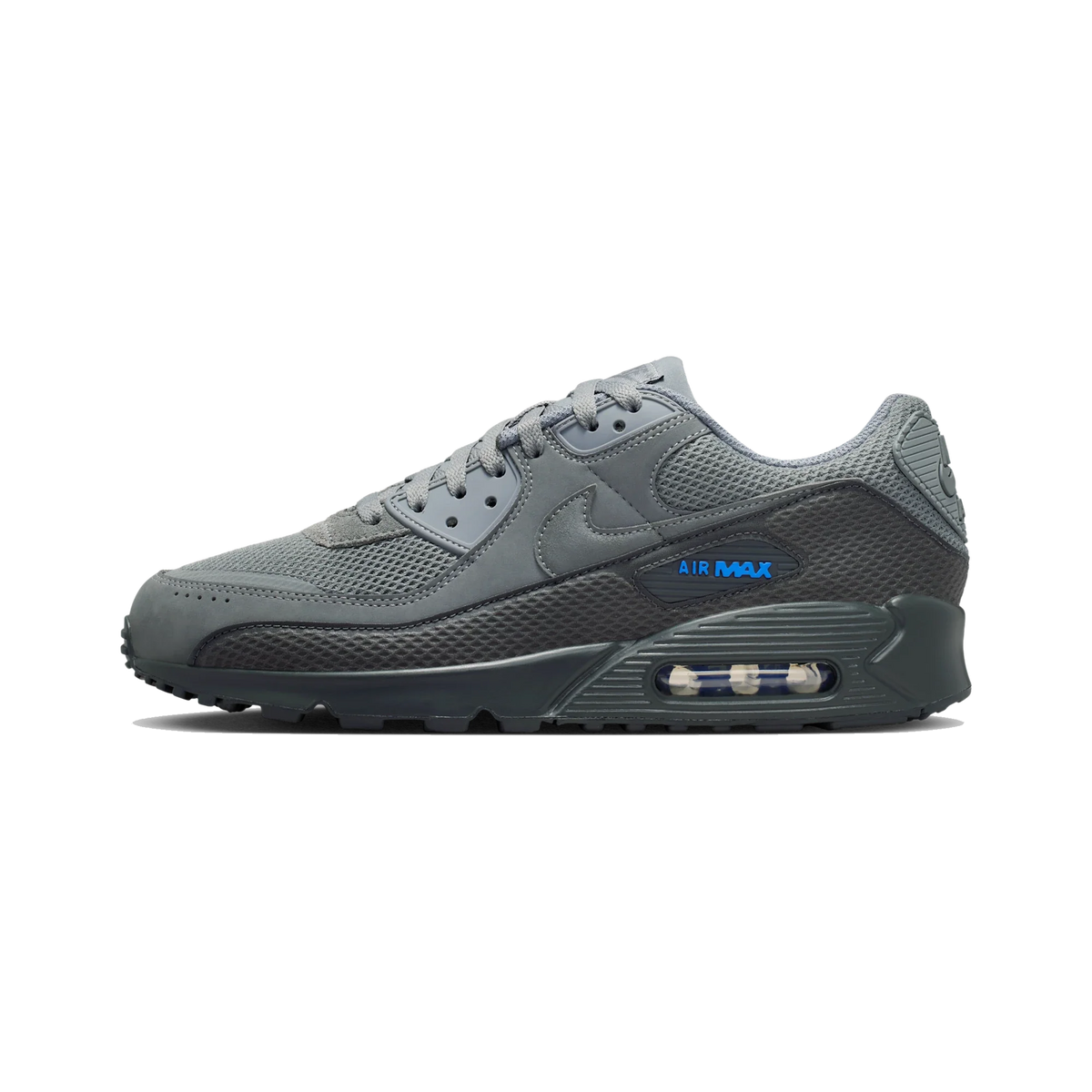 Nike Air Max 90 Premium Smoke Grey Blue Crystal