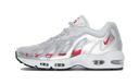Nike Air Max 96 Metallic Silver Supreme
