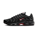 Nike Air Max Plus Black University Red Metallic Silver