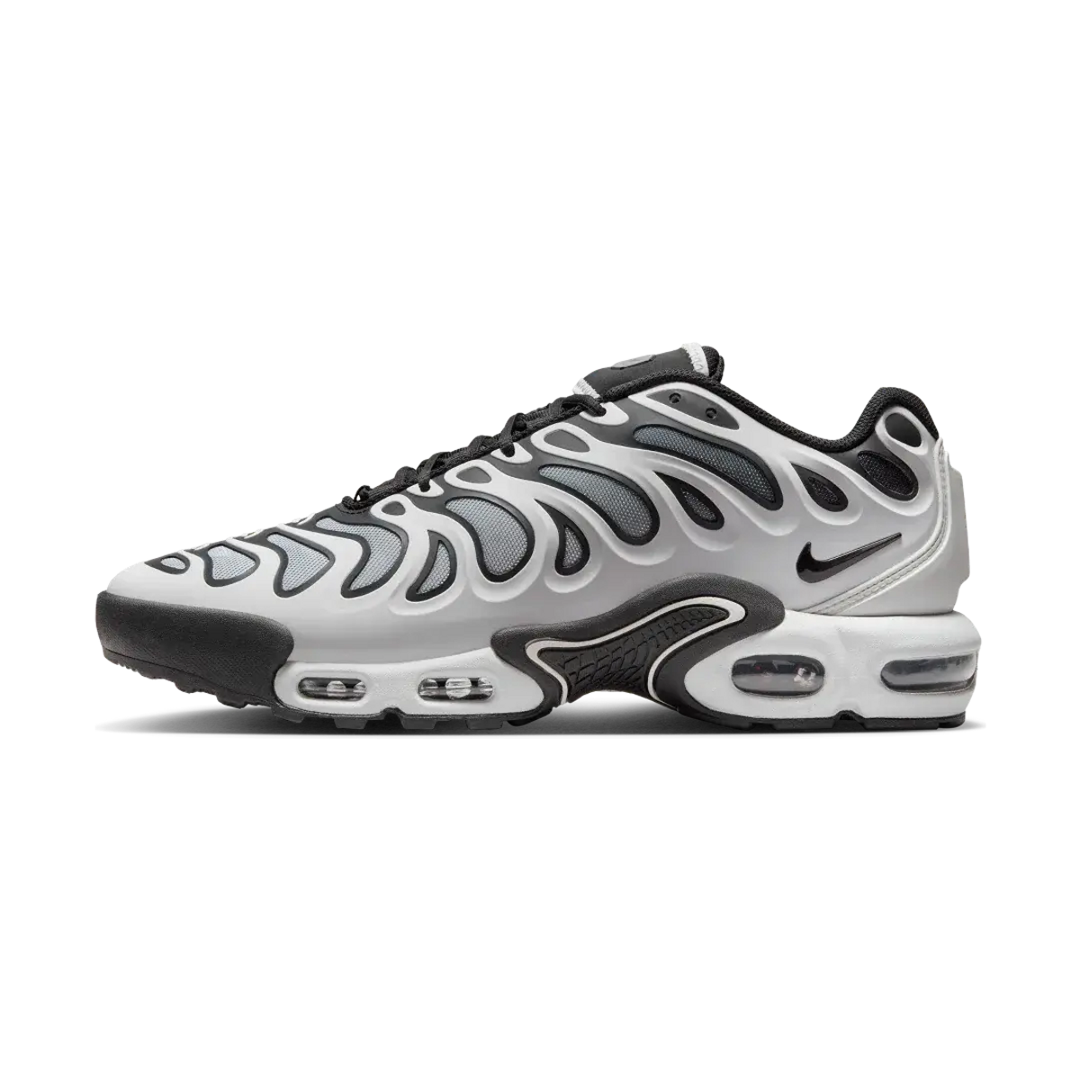 Nike Air Max Plus Drift White Black Metallic Silver