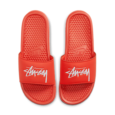 Nike Benassi Stussy Habanero Red