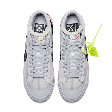Nike Blazer Mid Off-White Wolf Grey Serena Queen Next Step