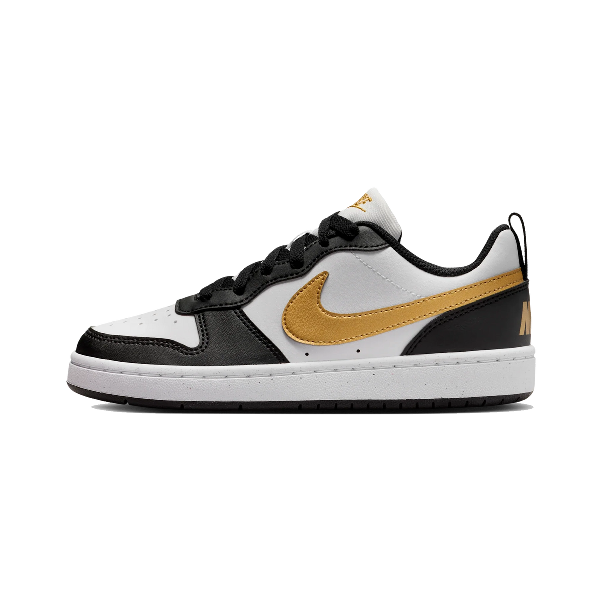 Nike Court Borough Low Recraft Black White Metallic Gold