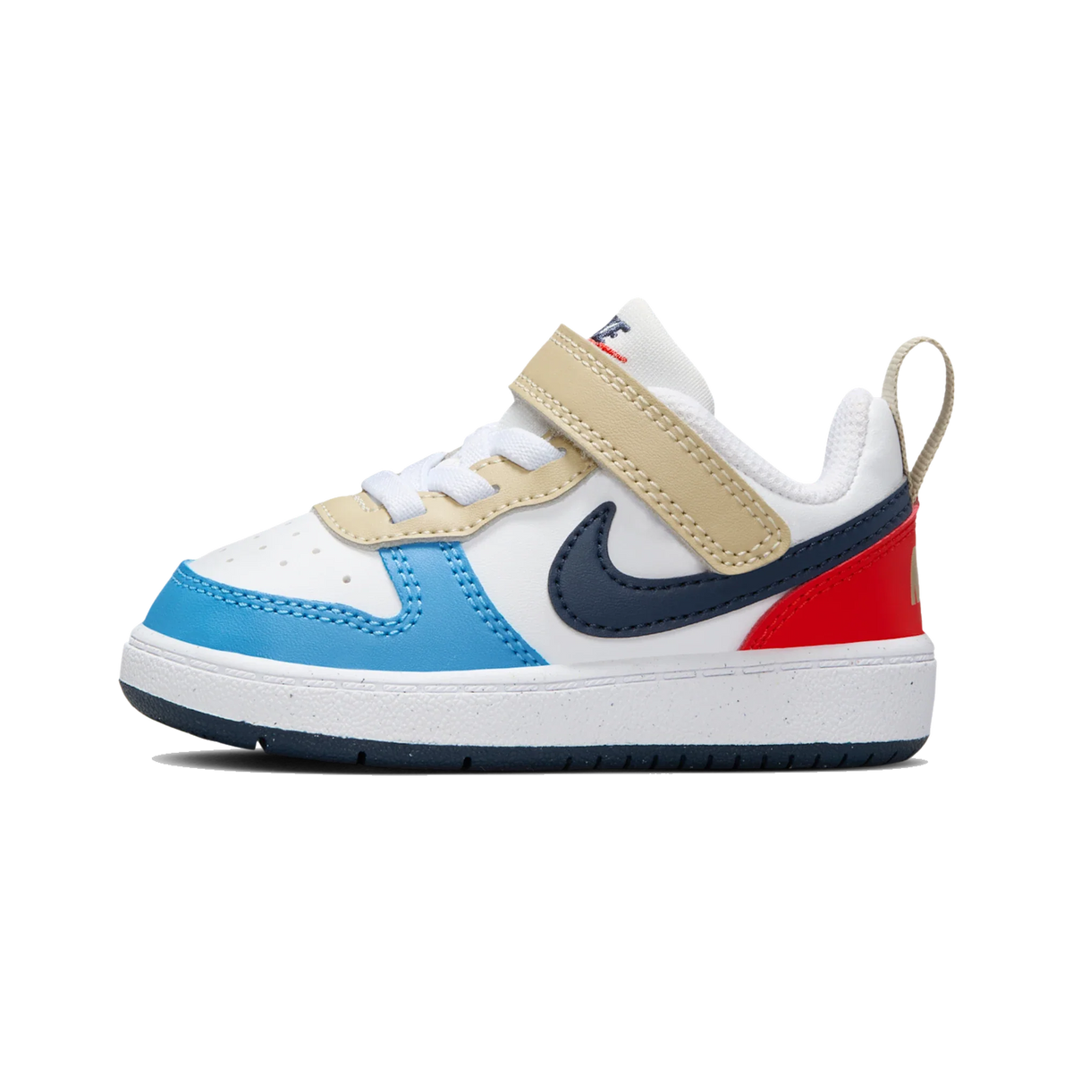 Nike Court Borough Low Recraft White Thunder Blue Light Crimson (TD)