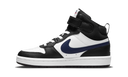 Nike Court Borough Mid 2 White Black University Red (PS)