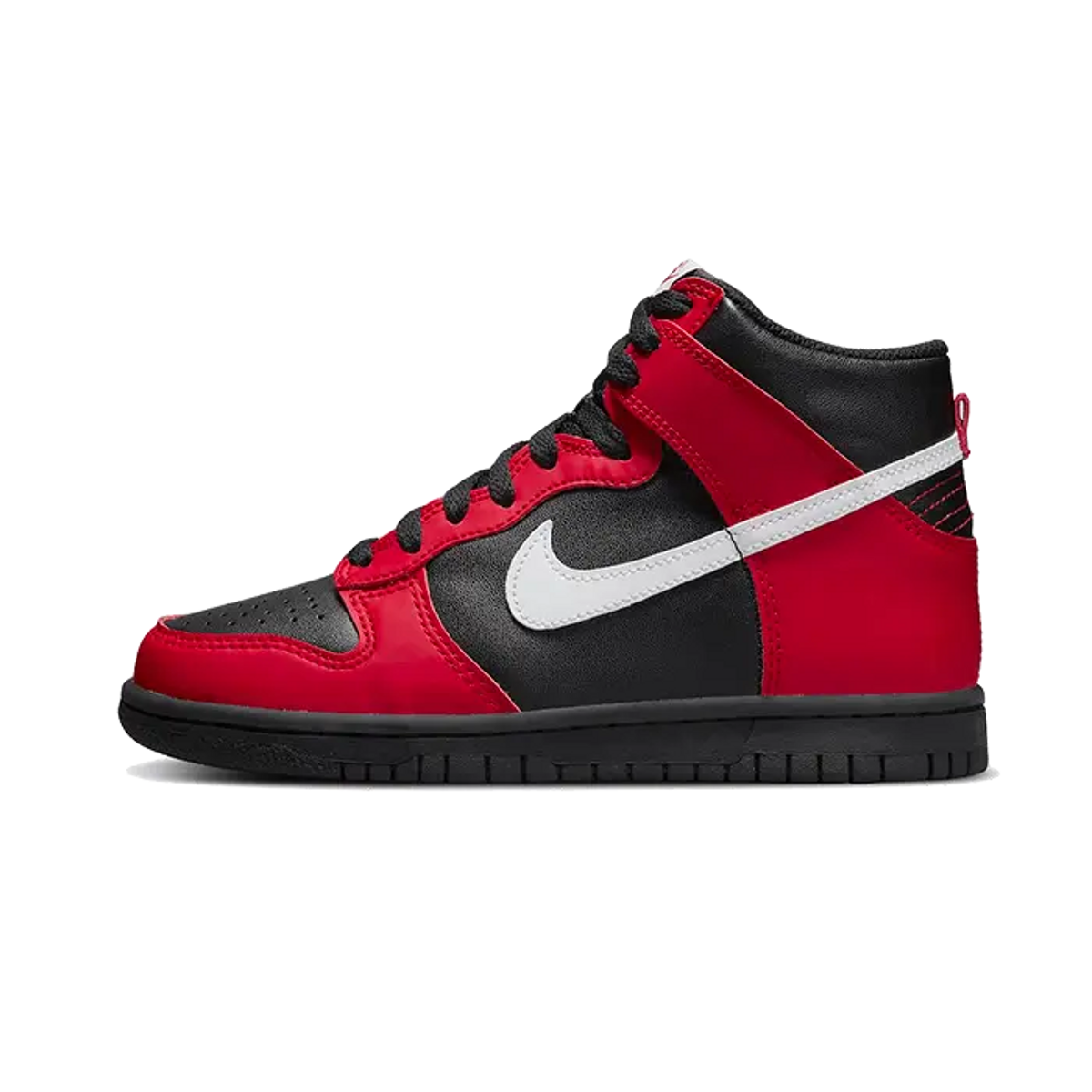 Nike Dunk High Black Red
