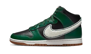 Nike Dunk High Chenille Swoosh Black Green