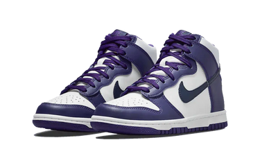 Nike Dunk High Electro Purple Midnight Navy (GS)