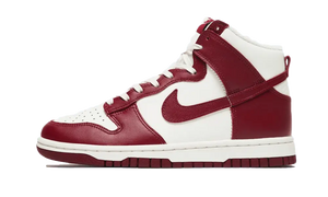 Nike Dunk High Sail Team Red