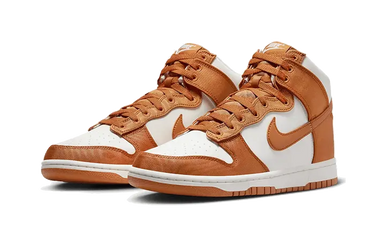 Nike Dunk High Satin Curry