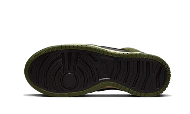 Nike Dunk High Up Medium Olive Black Velvet Brown Wolf Grey Next Step