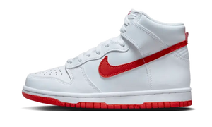 Nike Dunk High White Picante Red