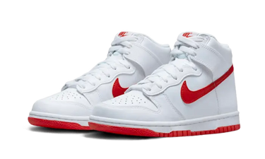 Nike Dunk High White Picante Red Next Step
