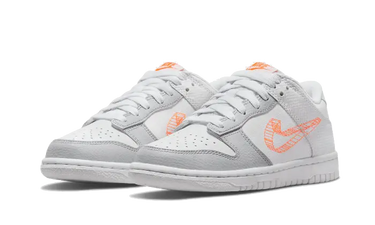 Nike Dunk Low 3D Swoosh White Grey Next Step