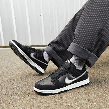 Nike Dunk Low Airbrush Swoosh Black Next Step