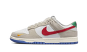 Nike Dunk Low Light Iron Ore Red Blue