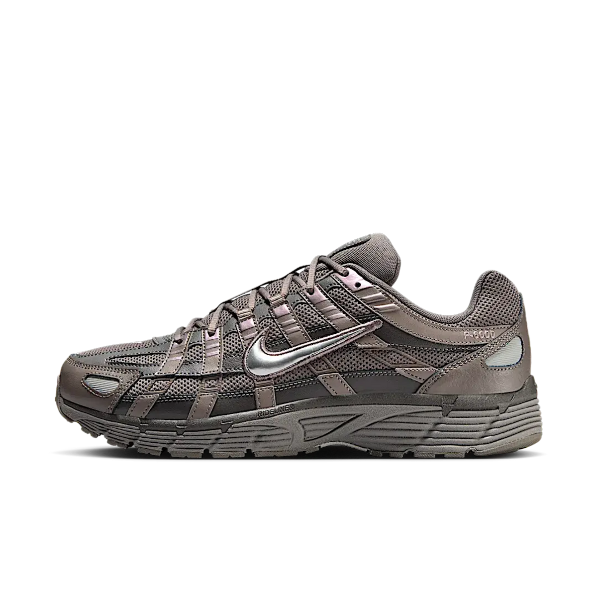 Nike P-6000 Cave Stone Medium Ash Flat Pewter Metallic Silver