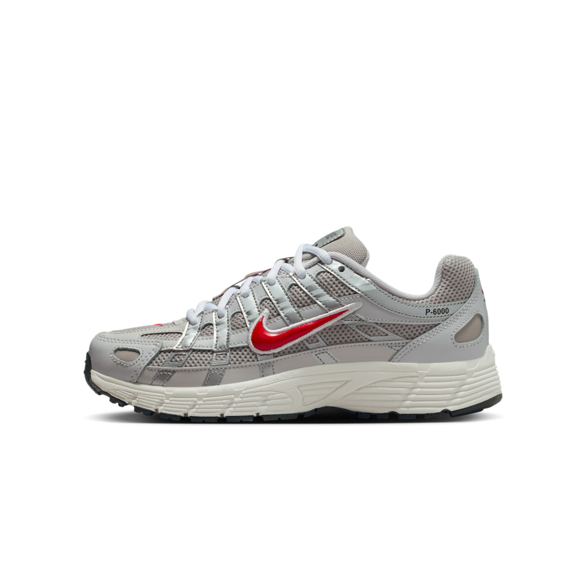 Nike P-6000 College Grey Phantom Fire Red