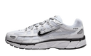 Nike P-6000 White Metallic Silver Black