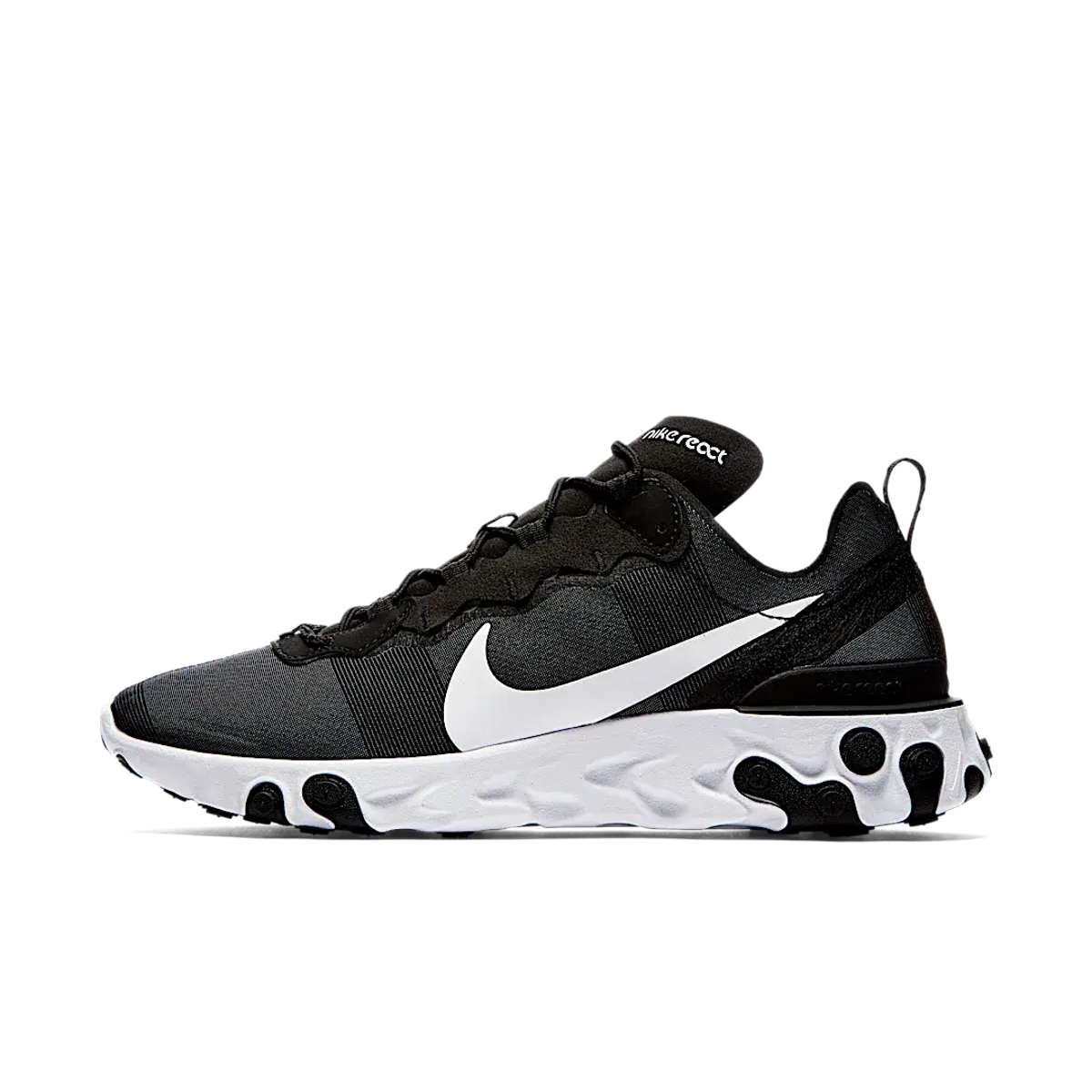 Nike React Element 55 Black White