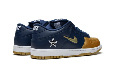 Nike SB Dunk Low Supreme Jewel Swoosh Gold Next Step