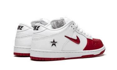Nike SB Dunk Low Supreme Jewel Swoosh Red Next Step