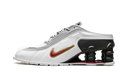 Nike Shox MR4 Mule Martine Rose Metallic Platinum Varsity Red