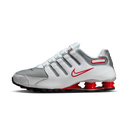 Nike Shox NZ White Red Metallic Silver