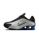 Nike Shox R4 Metallic Silver Black Racer Blue