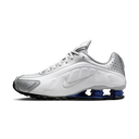 Nike Shox R4 Metallic Silver Deep Royal Blue