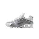 Nike Shox R4 White Bright Crimson Metallic Silver