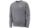 Nike Sportswear Club Fleece Crewneck Charcoal Heather/White