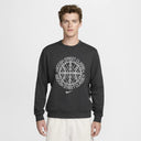 Nike Standard Issue Dri-FIT Basketball Crew-Neck Sweatshirt Black/Heather/Pale Ivory