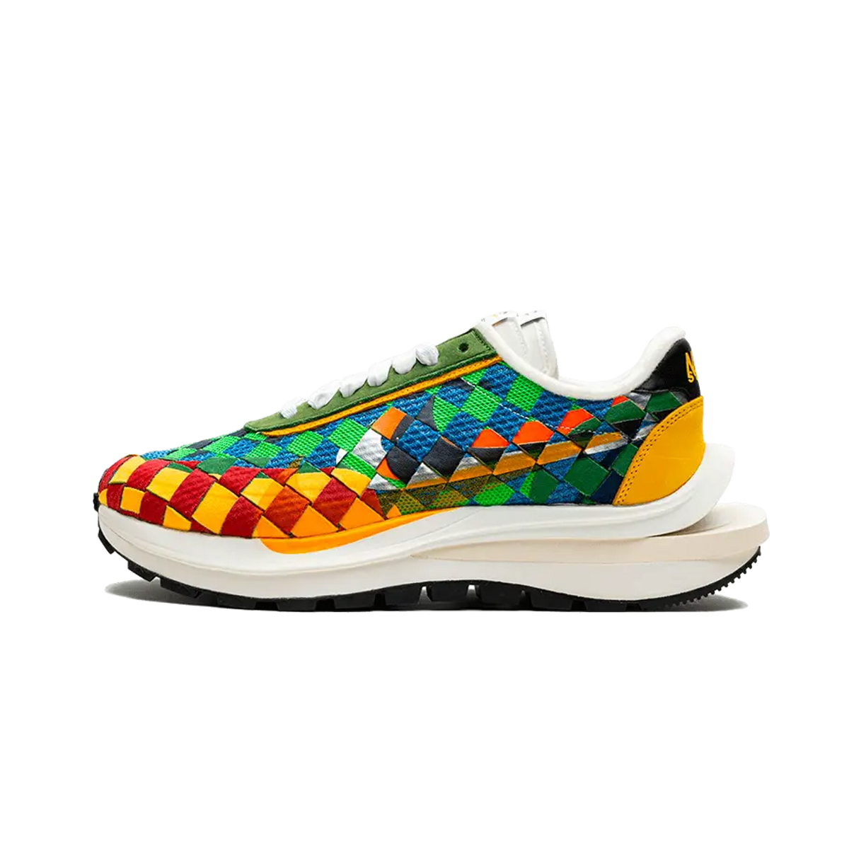 Nike Vaporwaffle Woven Sacai Jean Paul Gaultier Green Gusto