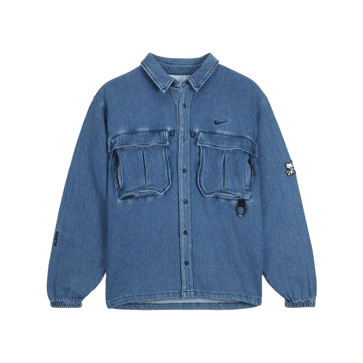 Nike x NOCTA Opal Lily Pad Denim Shirt Blue Denim