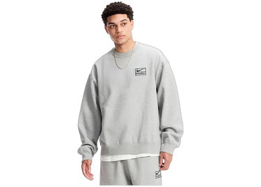 Nike x Stussy Crew Fleece Grey