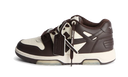 OFF-WHITE Out Of Office OOO Low Tops Chocolate White