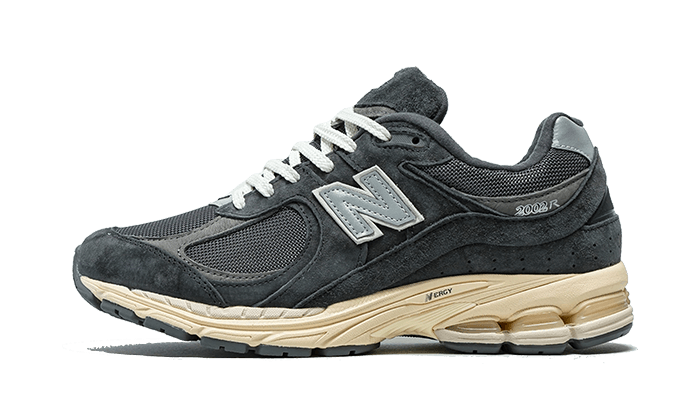 New Balance 2002R Black Dark Grey Next Step