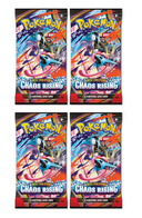 2026 Pokémon Mega Evolution Chaos Rising Booster Pack 4x Lot (Artwork May Vary)
